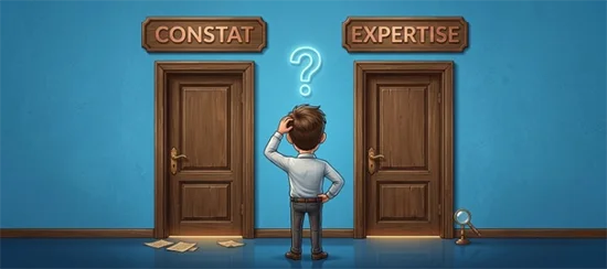 PV constat ou expertise